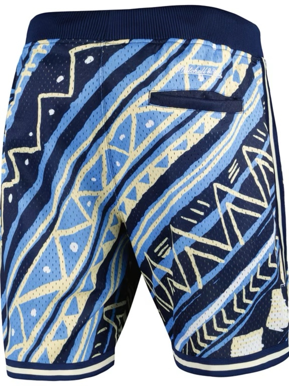 Men's Philadelphia Union Mitchell & Ness Navy Tribal Fashion Shorts - Picture 8 of 8